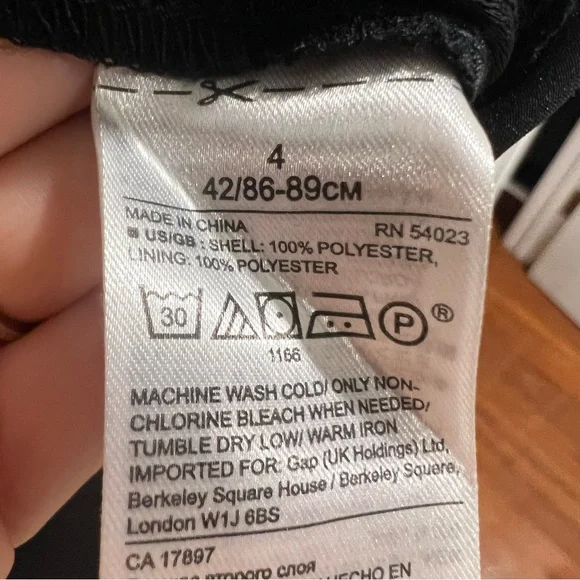 Banana Republic Women’s Tuxedo Jumpsuit Black Tailored One Piece Pant Suit 4 - Picture 9 of 11